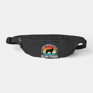 Easily Distracted By Belgian Tervuren Dog Bum Bags