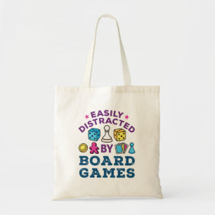 Easily Distracted by Board Games Tote Bag