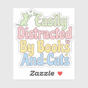 Easily Distracted By Books And Cats Bookish Lover 