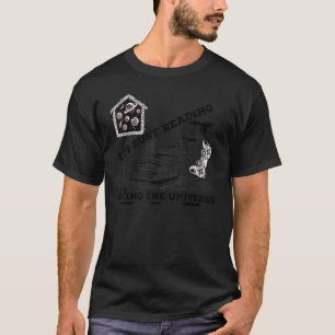 Easily Distracted by Books Cats And Video Games T-Shirt