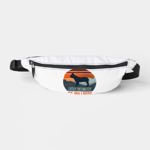Easily Distracted By Bulldogs Dog Walking Bum Bags