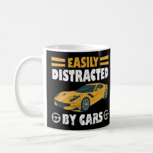 Easily Distracted By Cars Coffee Mug