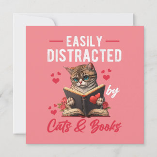 Easily Distracted by Cats and Books