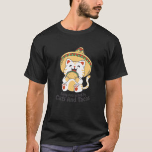 Easily Distracted By Cats And Tacos T-Shirt