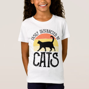 Easily Distracted By Cats T-Shirt