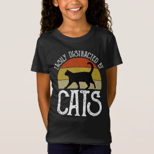 Easily Distracted By Cats T-Shirt
