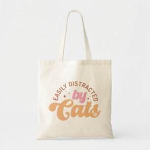 Easily Distracted By Cats Tote Bag