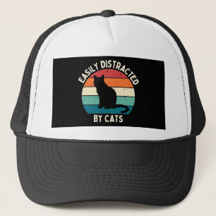 Easily Distracted By Cats Trucker Hat