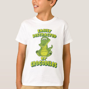 Easily Distracted By Crocodiles T-Shirt