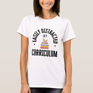 Easily Distracted By Curriculum Shirt - in colour