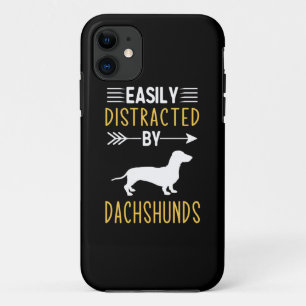 Easily Distracted By Dachshunds iPhone 11 Case