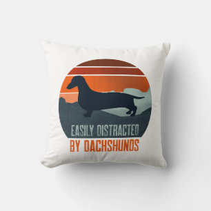 Easily Distracted By Dachshunds Dog Walking Cushion