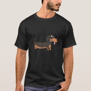 Easily Distracted By Dachshunds Funny Wiener Dog D T-Shirt
