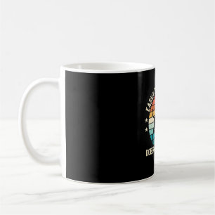 Easily Distracted by Doberman Pinscher Retro Sunse Coffee Mug