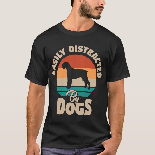 Easily Distracted By Dogs 818 T-Shirt (Front)