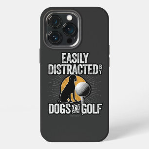 Easily Distracted by Dogs and Golf Case-Mate iPhon iPhone 13 Pro Case