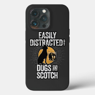 Easily Distracted by Dogs and Scotch Case-Mate iPh iPhone 13 Pro Case