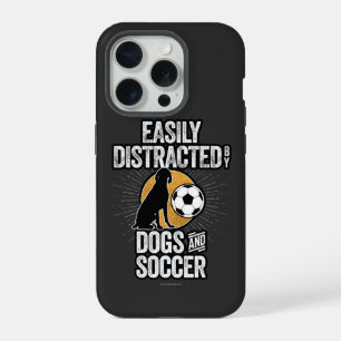 Easily Distracted by Dogs and Soccer Case-Mate iPh iPhone 15 Pro Case