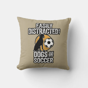 Easily Distracted by Dogs and Soccer Cushion