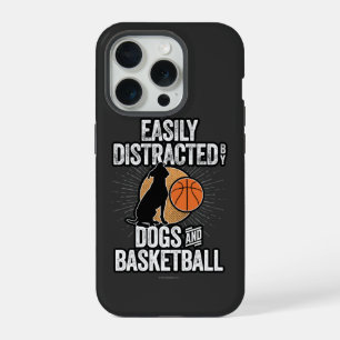 Easily Distracted by Dogs & Basketball Case-Mate i iPhone 15 Pro Case