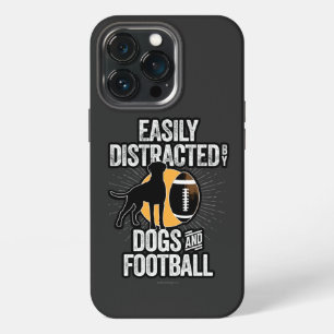Easily Distracted by Dogs & Football Case-Mate iPh iPhone 13 Pro Case
