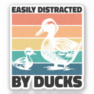 Easily Distracted By Ducks Lover Cool Farming Duck