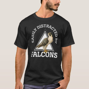 Easily Distracted By Falcons Falcon  Master Falcon T-Shirt