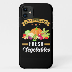 Easily Distracted By Fresh Vegetables iPhone 11 Case
