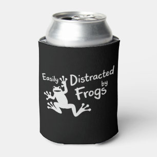 Easily Distracted By Frogs Animal Frogs Mum Animal Can Cooler