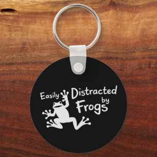 Easily Distracted By Frogs Animal Frogs Mum Animal Key Ring