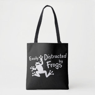 Easily Distracted By Frogs Animal Frogs Mum Animal Tote Bag