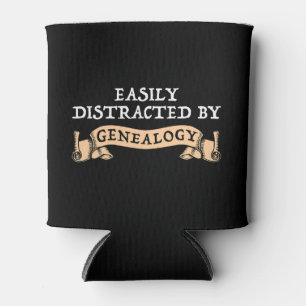Easily Distracted By Genealogy Can Cooler