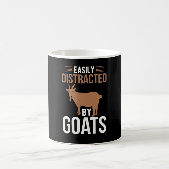 Easily Distracted by Goats Coffee Mug (Center)