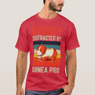 Easily Distracted By Guinea Pigs T-Shirt