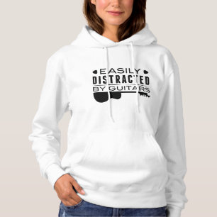 Easily Distracted By Guitars Hoodie