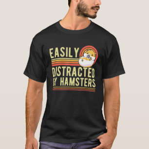Easily Distracted By Hamsters Kids Guinea Pig T-Shirt
