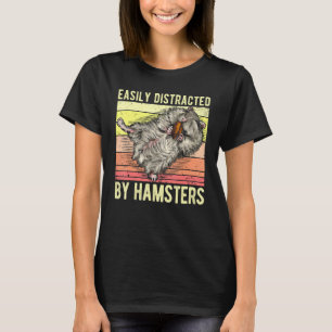 Easily Distracted By Hamsters Wheek Squad Outfits T-Shirt