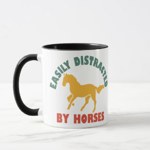 Easily Distracted By Horses Mug