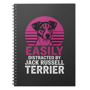 Easily Distracted By Jack Russell Terrier Notebook