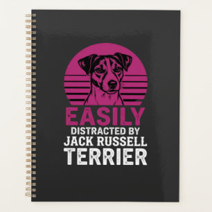 Easily Distracted By Jack Russell Terrier Planner