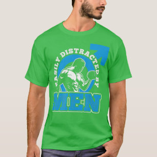 Easily Distracted by Men Gay Pride LGB Support Equ T-Shirt