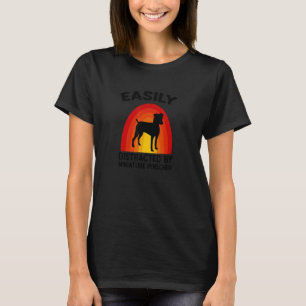 Easily Distracted By Miniature Pinscher T-Shirt