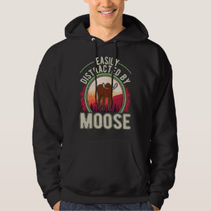 Easily distracted by Moose Scandinavia Moose Antle Hoodie
