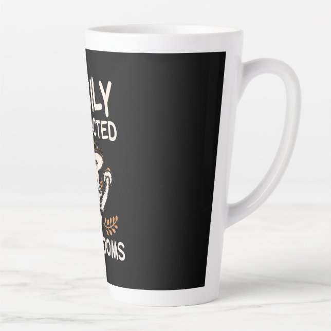 Easily Distracted By Mushroom Latte Mug (Right)