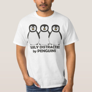 Easily Distracted by Penguins T-Shirt