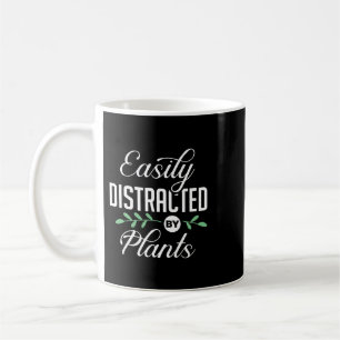 Easily Distracted By Plants Botanist Apparel Coffee Mug