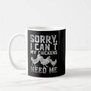 Easily distracted by plants & chickens  coffee mug