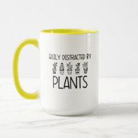 Easily Distracted by Plants Mug Coffee Tea Cup