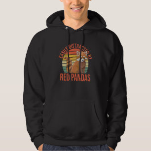 Easily Distracted By Red Pandas For A Red Panda Hoodie