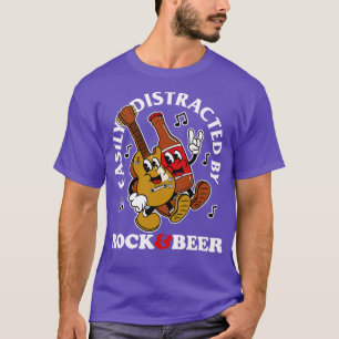 Easily Distracted By Rock Beer 1 T-Shirt